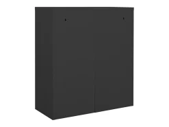 Armário de escritório 90x40x102 cm aço antracite