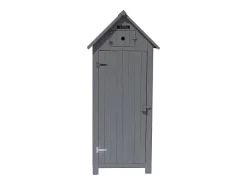 Armário de jardim "Cabanon" - 77 x 54,5 x 179 cm - Antracite -