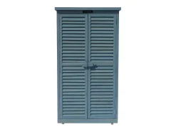 Armário de jardim "Space" - 87 x 46,5 x 160 cm - Azul celeste