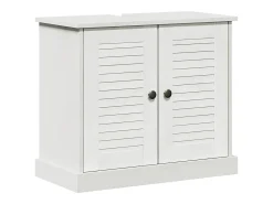 Armário de lava-louça com porta VIGO Branco e Branco Antigo