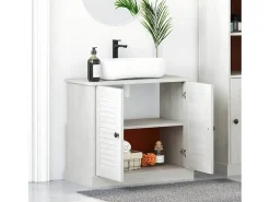 Armário de lava-louça com porta VIGO Branco e Branco Antigo