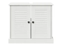 Armário de lava-louça com porta VIGO Branco e Branco Antigo