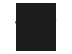 Armário de lavatório derivados de madeira preto