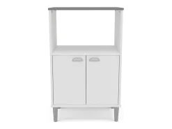 Armário de microondas branco Asfeld 2