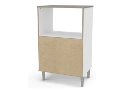 Armário de microondas branco Asfeld 2