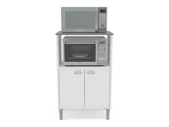 Armário de microondas branco Asfeld 2