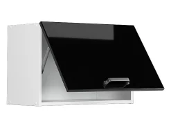 Armário de parede universal preto alto brilho 60x31x40 r-line