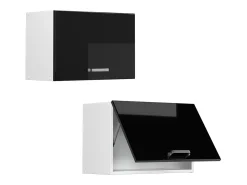 Armário de parede universal preto alto brilho 60x31x40 r-line