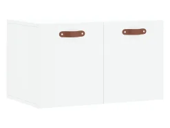 Armário de parede 60x36,5x35 cm derivados de madeira branco