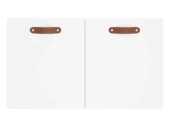 Armário de parede 60x36,5x35 cm derivados de madeira branco