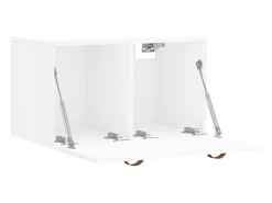Armário de parede 60x36,5x35 cm derivados de madeira branco