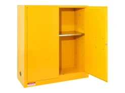 Armário de Segurança, SucceBuy Armário de Segurança Inflamável 114 L Amarelo 109,5 × 46 × 127,3 cm Armário Amarelo