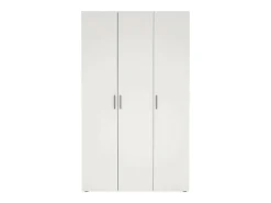 Armário Drivier de 3 portas, Móveis de quarto, Armário, Armário, 118x50 h201 cm, Branco