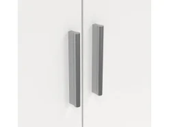 Armário Drivier de 3 portas, Móveis de quarto, Armário, Armário, 118x50 h201 cm, Branco