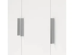 Armário Drivier de 3 portas, Móveis de quarto, Armário, Armário, 118x50 h201 cm, Branco