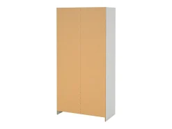 Armário Dscopon de 2 portas, Móveis de quarto, Armário, Armário, 99x50 h200 cm, Branco