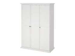 Armário Dsempe de 3 portas, Móveis de quarto, Armário, Armário, 139x61 h201 cm, Branco