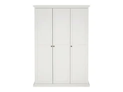 Armário Dsempe de 3 portas, Móveis de quarto, Armário, Armário, 139x61 h201 cm, Branco