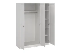 Armário Dsens de 3 portas, Móveis de quarto, Armário, Armário, 147x62 h200 cm, Branco