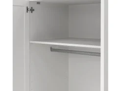 Armário Dsens de 3 portas, Móveis de quarto, Armário, Armário, 147x62 h200 cm, Branco