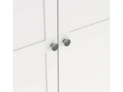 Armário Dsens de 3 portas, Móveis de quarto, Armário, Armário, 147x62 h200 cm, Branco