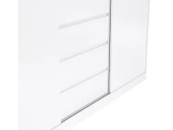 Armário Dveretou de 3 portas, Móveis de quarto, Armário, Armário, 177x60 h200 cm, Branco