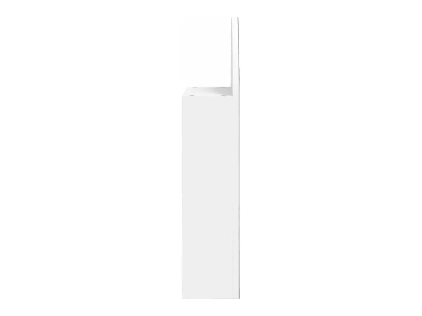Armário espelhado arqueado p/ casa de banho c/ luz LED branco