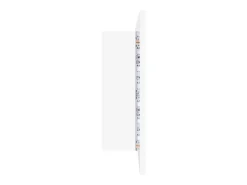 Armário espelhado casa de banho LED 80x12x45 cm acrílico branco