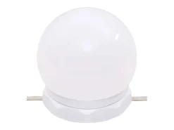 Armário espelhado com luzes LED 90x31,5x62 cm branco