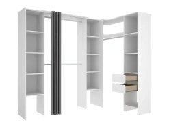 Armário grande Dmacintyr, Móveis de quarto, Armário, Armário, 234x141 h205 cm, Branco