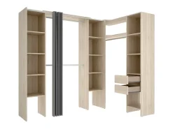 Armário grande Dmacintyr, Móveis de quarto, Armário, Armário, 234x141 h205 cm, Carvalho
