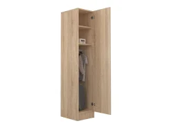 Armário haaus Remi, 1 porta, Carvalho Sonoma, 40 x 51 x 170 cm