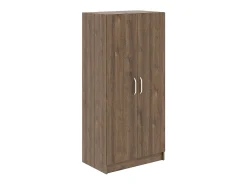 Armário haaus Remi, 2 portas, Carvalho Bronze, 80 x 51 x 170 cm
