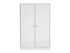 Armário infantil com varão - em MD - Branco