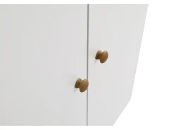 Armário infantil com varão - em MD - Branco