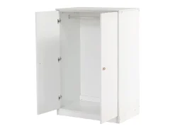 Armário infantil com varão - em MD - Branco