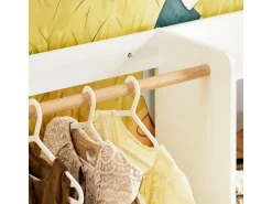 Armário Infantil Multifuncional Branco com Prateleiras para Crianças