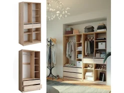 Armário multifunções sonoma 200x50x200 elmo