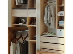 Armário multifunções sonoma 200x50x200 elmo