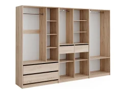 Armário multifunções sonoma 280x50x200 elmo