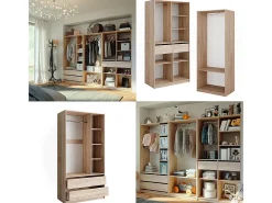 Armário multifunções sonoma 280x50x200 elmo