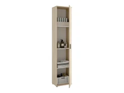 Armário multiuso Dfuzat, Armário multifuncional, guarda-roupa 1 porta, 39x35h190 cm, Carvalho