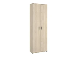 Armário multiuso Dmiani, Armário multifuncional, guarda-roupa 2 portas, 61x35h190 cm, Carvalho