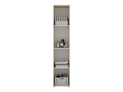 Armário multiuso Lagalb, móvel de arrumação multifuncional, guarda-roupa de 1 porta, 39x35h190 cm, Carvalho