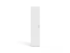 Armário multiusos Ddjamanc 1 porta, Armário multifuncional, Sapateira, Armário para sapatos, 42x39 h175 cm, Branco