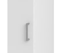 Armário multiusos Ddjamanc 1 porta, Armário multifuncional, Sapateira, Armário para sapatos, 42x39 h175 cm, Branco