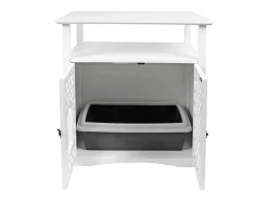 Armário para caixa de areia Helena 64x46x65 cm branco 82662