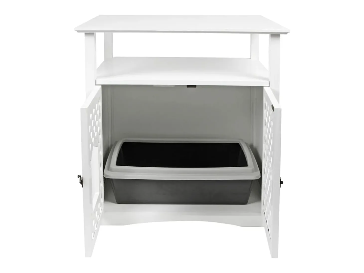 Armário para caixa de areia Helena 64x46x65 cm branco 82662