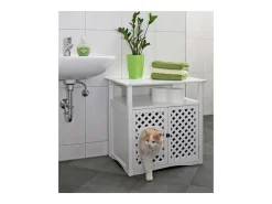Armário para caixa de areia Helena 64x46x65 cm branco 82662
