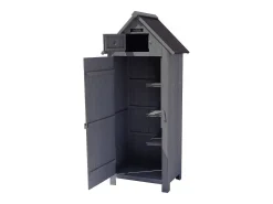 Armário para jardim "Cabanon" -77 x 54.5 x 179 cm - antracite